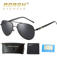 AORON Men Polarized Sunglasses Classic Pilot Glasses Brand Goggoles UV400 Protection Metal Frame 2024 - buy cheap