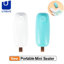 Urevo Portable Mini Sealer Home Heat Bag Plastic Food Snacks Bag Electric Sealing Machine Kitchen Storage Bag 2024 - buy cheap