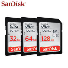 SanDisk Ultra Memory Card SDHC/SDXC SD Card Class10 32GB 64GB 128GB Cards C10 UHS-I up to 100MB/s Flash SD Card for Camera 2024 - buy cheap