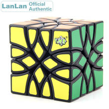 Lanlan mosaico cubo mágico forma estranha irregular cubo magico profissional neo velocidade quebra-cabeça antistress brinquedos educativos 2024 - compre barato