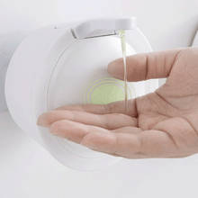 350ml Soap Dispenser Wall Mounted Free Punching Plastic Sanitizer Shampoo Dispenser For Bathroom Kitchen Hotel WJ817 2024 - compre barato