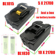 BL1830 21700 Li-ion Battery Case PCB Charging Protection Circuit Board Shell Box BL1860 For MAKITA 18V 3.0Ah 9.0Ah Housings 2024 - buy cheap
