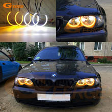 For BMW E46 Sedan Touring Wagon 1998-2005 Ultra Bright SMD LED Angel Eyes Halo Rings Kit Day Light Car Accessories 2024 - buy cheap