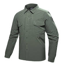 Quick Dry Military Shirt Men Breathable Army Combat Tactical Shirts Elastic New Fabric Sport Hike Outdoor Shirts 2024 - buy cheap