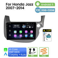 Radio con GPS para coche, 2.5D reproductor multimedia con WIFI, FM, 2 din, 2GB, 32GB, USB, RHD, para HONDA FIT JAZZ 2007, 2008-2013 2024 - compra barato