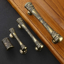 Retro Door Handles Kitchen anccessories  Cabinet pulls Handles Drawer Knobs with Screw cupboard handles  handles for furniture 2024 - buy cheap