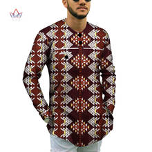 100% Cotton Men Short Sleeve Top Tees African Clothes Bazin Riche African Design Clothing Casual Mens Print Top Shirts WYN791 2024 - buy cheap