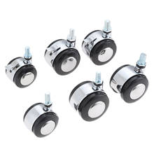 1 Pc 360 Degrees Swivel Universal Wheels Hardware Furniture Casters for Plate Roller Trolley Carts Office Chair 1.5/2 Inch Brake 2024 - buy cheap