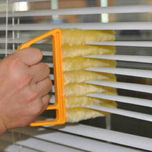 для кухни Useful Microfiber Window Cleaning Brush Air Conditioner Duster Cleaner Washable Venetian Blind Blade Cleaning Cloth 2024 - купить недорого