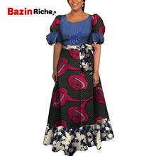 2020 африканские платья для женщин Дашики леди короткий рукав платье вечерние свадебные повседневные Дата Дашики африканская женская одежда WY5582 2024 - купить недорого