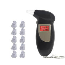 2018 Professional Alcohol Breath Tester Breathalyzer Analyzer Detector Test Keychain Breathalizer Breathalyser Device LCD Screen 2024 - buy cheap