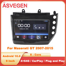 9" Android 10 Car Multimedia Player For Maserati GT 2007-2015 4+64G Tesla Auto Stereo Video GPS Navigation Player 2024 - buy cheap