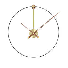 Spain European-Style Luxury Wall Clock Gold Modern Creative Wall Watch Silent Living Room Clocks Wall Home Decor Reloj Gift D032 2024 - buy cheap
