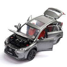 Coche de juguete Nx200t de Japón para niños, juguete de aleación de plata, modelo de coche con luz de sonido, decoración, 6 puertas, 1:32 2024 - compra barato