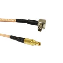 Новый CRC9 штекер прямо к TS9 мужской правый угол разъем кабель RG316 Pigtail по оптовой цене Быстрая доставка 15 см 6 "адаптер 2024 - купить недорого