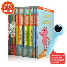 25 книг/набор детской книги с изображением слона и Пигги, Детские Эквалайзеры, Обучающие английские фотографии, детские книги с рассказом на английском языке 2024 - купить недорого