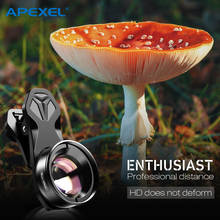 APEXEL-lente de cámara óptica 4K HD para teléfono móvil, Macro de 100mm, Super Macro, 10x, para iPhone X, Xs Max, Samsung s9, todos los teléfonos inteligentes 2024 - compra barato