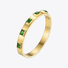 Enfashion Zirconia Crystal Cuff Bracelet Manchette Gold color Stainless Steel Bangle Bracelet For Women Bracelets Bangles 172001 2024 - buy cheap