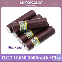 Аккумулятор Liitokala HG2 100%, 18650 мА · ч, 3000 В, разряд 20 А, макс. 35 А 2024 - купить недорого