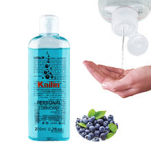 Lubricante sexual de sabor a fruta para adultos, Gel Vaginal y Anal a base de agua, aceite sexual de Blueberry/fresa/melocotón, 200ml 2024 - compra barato