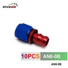 AN8 Straight Degree push on Oil Fuel Line Hose End Fitting AN8-0B 2024 - buy cheap