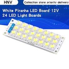 White Piranha LED Board 24 LEDs Light Panel USB Lamp Energy Saving LED Panel Super Bright 12V 2024 - buy cheap