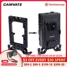 CAMVATE Annular Cheese Plate With Standard 15mm Rods Bracket & 1/4"-20 M3 Mounting Holes For DSLR Camera Battery Mounting System 2024 - buy cheap