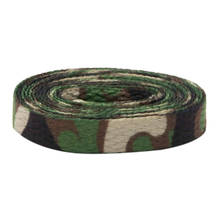 Coolstring-cordones planos de camuflaje con estampado Digital, cordones deportivos de camuflaje personalizados de 60-180cm, Impresión de 7mm de ancho 2024 - compra barato