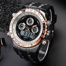 Relogio Masculino роскошные спортивные часы Для мужчин светодиодные цифровые армейские часы Водонепроницаемый двойной Дисплей аналоговые наручные часы Топ часы мужской 2024 - купить недорого