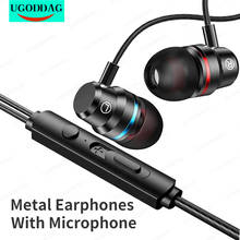 Fone de ouvido In-Ear Wired Earphone 3.5mm Earbuds Music Sport Gaming Headset With mic For IPhone Xiaomi Samsung Huawei Stereo 2024 - buy cheap