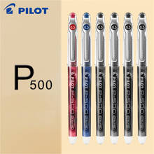 Pluma de Gel de gran capacidad para estudiantes, bolígrafo líquido recto de 0,5mm, BL-P500 Pilot japonés, 12 unidades 2024 - compra barato
