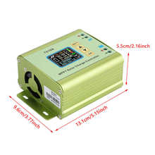 Controlador de carga solar mppt display lcd bateria de lítio 24v 36v 48v 60v 72v boost 0-10a regulador de carregador de painel solar MPT-7210A 2024 - compre barato
