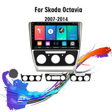 For Skoda Octavia 2007-2014 2 Din 10.1 Inch Android Car Radio WIFI GPS Navigation FM Bluetooth Car Multimedia Player 2024 - buy cheap