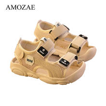 2022 Kids Shoes 1 Pair Casual Children Kids Shoes Baby Boy Closed Toe Summer Beach Sandals Flat Breathable Beach Slip-On Shoes 2024 - buy cheap