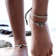 New Arrival 2021 Vintage Summer Boho Starfish Anklet Bracelet Buddha Foot Jewelry Barefoot Beach Women Jrewelry Gifts 2024 - buy cheap