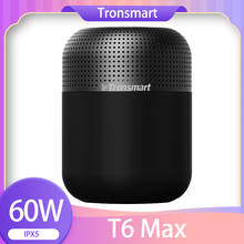 Tronsmart-Altavoz Bluetooth T6 Max para cine en casa, columna con asistente de voz, IPX5, NFC, 20H de tiempo de reproducción, 60W 2024 - compra barato