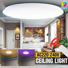 WiFi Modern Smart LED Light Ceiling Lamp RGB+Dimmable APP bluetooth Home Light With Remote Control For Living Room with Alexa