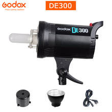 Godox-foco de luz estroboscópica para Flash, lámpara de iluminación estroboscópica de 300W, DE300, 220V, GN58, 5600K, 300Ws 2024 - compra barato
