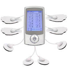 Muscle Therapy Stimulation Ten Unit 10 Modes-Electric Massage Pain Relief Adjustable Lightweight LCD Display Silver Grey Compact 2024 - buy cheap