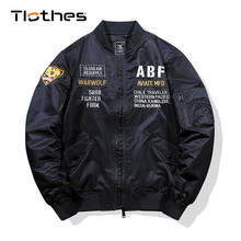 Streetwear Apollo MA1 Bomber Jacket Mens Outerwear Letter Embroidery Hip Hop Air Force Pilot Flight Military Jacket Men Clothes 2024 - buy cheap