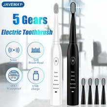 Powerful Ultrasonic Sonic Electric Toothbrush USB Charge Rechargeable Tooth Brushes Washable Electronic Whitening Teeth Brush 2024 - купить недорого