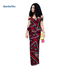 New African Top and Skirts Sets for Women Bazin Riche Traditional African Women Clothing Dashiki 2 Pieces Skirts Sets WY3988 2024 - buy cheap