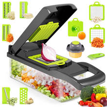 Multifunctional Vegetable Cutter Shredders Slicer With Basket Fruit Potato Chopper Carrot Grater Slicer Mandoline For Kitchen 2024 - buy cheap