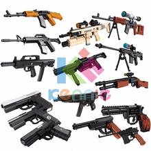 2018 nuevo M16 AK47 QSZ M45 95 tipo automático rifle francotirador rifle arma bloques de construcción en miniatura Set juguete para regalo para niños 2024 - compra barato