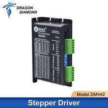DRAGON DIAMOND-controlador paso a paso Leadshine DM442, controlador de 2 fases, voltaje 20 ~ 40VDC, corriente 1,0 ~ 4.2A para grabador láser 2024 - compra barato