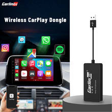 Hotsale CarPlay Carlinkit USB Dongle para Android Unidade de Cabeça Do Carro Da Tela de Toque com Sistema iOS Carplay Nova Versão de Atualização 2024 - compre barato
