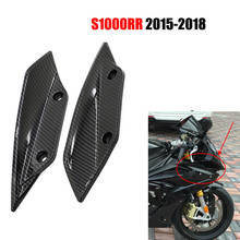 For BMW S1000RR 2015-2018 Carbon Fiber plastic Front Aerodynamic Winglets Windshield Fairing Wing Cover Panel S1000 RR S 1000 RR 2024 - buy cheap