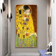 Gustav Klimt Women Golden Canvas Paintings Classic Oil Painting Wall Pictures for Living Room Big Canvas Art Decorative Pictures 2024 - buy cheap