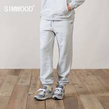 SIMWOOD 2021 Autumn New Sweatpants Causal Comfortable Jogger Trousers Plus Size Back Pockets Drawstring Plus Size Pants SJ131038 2024 - купить недорого