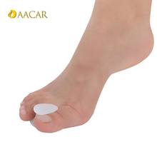 1 Pair Thumb Finger Toe Separators Spacer Device Pad Toe Pads Thumb Valgus Corrector Relief Foot Bunion Straightener Big Feet 2024 - buy cheap